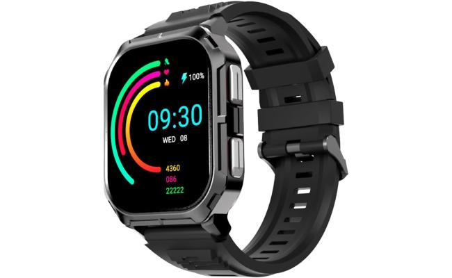 HiFuture ULTRA 3 Bluetooth Calling Smart Watch, 2.0-inch IPS Display, IP68 Waterproof, 24/7 True heart rate & Blood oxygen sensor (the fifth generation), Up to 7 days daily use, 100+ Sports Mode - Black